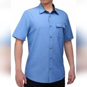 Avalanche outdoor men's shirt color blue size S
